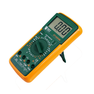 MULTIMETRO DIGITAL BEST DT-9205m 1000V, 20A, 200M, 20nF, CE Y ROHS.