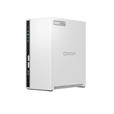 NAS torre 2-BAY QNAP TS-233 CPU ARM 4-CORE CORTEX-A55 2.0GHZ RAM 2GB MAX 1X1GLAN