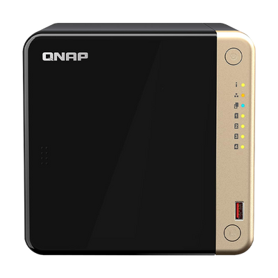 NAS Torre 4-BAY QNAP TS-464-8G-US CPU INT CEL N5095 4-CORE 2.9GHZ DDR4 8GB 2XM.2 2280 1 PCIE HDMI