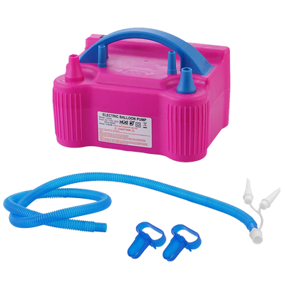 Inflador de globos látex eléctrico, doble boquilla, marca XUE®