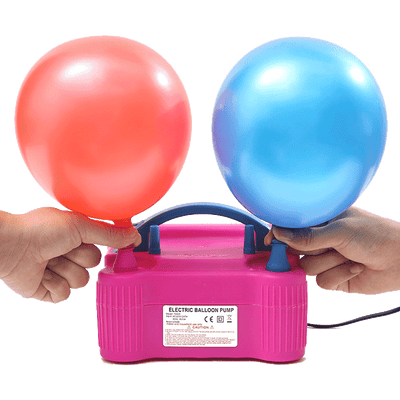 Inflador de globos látex eléctrico, doble boquilla, marca XUE®