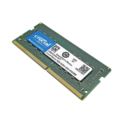 Memoria RAM para Laptop DDR4 PC4-25600 8GB 3200MHZ CL19 1.2V LAPTOP CRUCIAL BASICS CB8GS3200