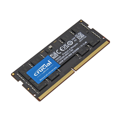 Memoria RAM para Laptop DDR5 PC5-44800 32GB 5600MHZ CL36 1.1V LAPTOP CRUCIAL CT32G56C46S5