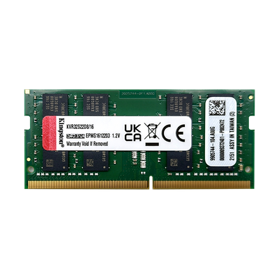 Memoria RAM para portátil DDR4 PC4-25600 16GB 3200MHZ CL22 1.2V Kingston KVR32S22D8/16