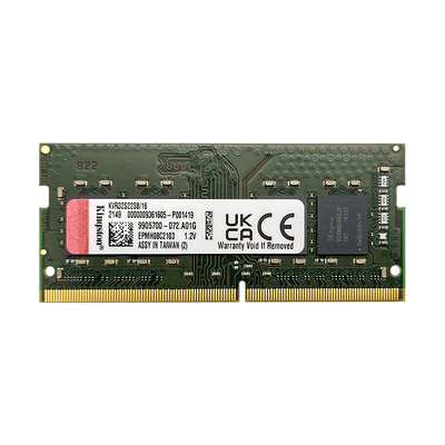 Memoria RAM para portátil DDR4 PC4-25600 16GB 3200MHZ CL22 1.2V laptop, marca Kingston KVR32S22S8/16