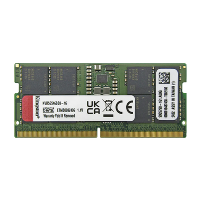 Memoria RAM para portátil DDR5 PC5-44800 16GB 5600MHZ CL46 1.1V LAPTOP KINGSTON KVR56S46BS8-16