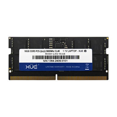Memoria RAM para portátil DDR5 PC5-38400 16GB 4800MHZ CL40 1.1V LAPTOP XUE®