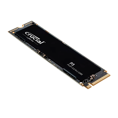 Disco de estado sólido SSD PCI-E 4.0 M.2 2280 4TB NVME P3 CT4000P3PSSD8 4100 MB/S, Color Negro, Marca Crucial