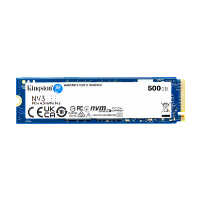 Disco de Estado Sólido SSD PCI-E 4.0 M.2 2280 500GB NVME KINGSTON SNV3S/500G R/W 5000 MB/S