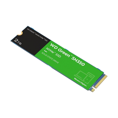 Disco de estado Sólido PCI-E 3.0 M.2 2280 2TB NVME WD GREEN SN350 3.200 MB/S WDS200T3G0C