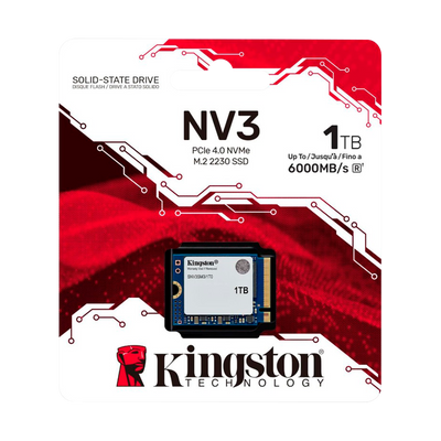 Disco de Estado Sólido SSDPCI-E 4.0 M.2 2230 1TB NVME KINGSTON SNV3SM3/1T0 6.000 Mbs