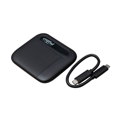 SSD externo USB 3.1 TIPO C 1TB Crucial X6 CT1000X6SSD9 800MB/s (Negro)