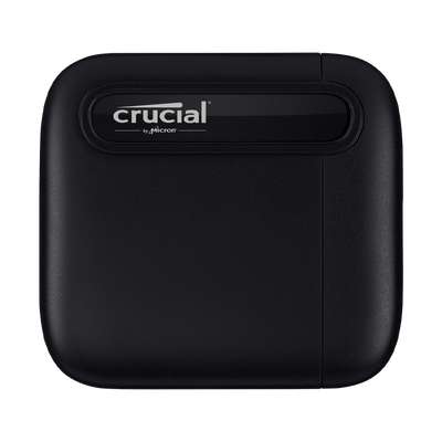 SSD externo USB 3.2 TIPO C 4TB EXT. CRUCIAL X6 CT4000X6SSD9 800MB/s (NEGRO)