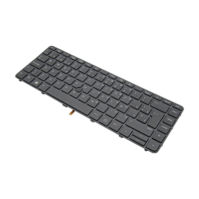 Teclado para portátil  HP 430-G3/G4 440-G3/G4 640-G2 822338-041 C/TRACKPOINT BACKLIGHT MARCO NEGRO ESPAÑOL (GEN)