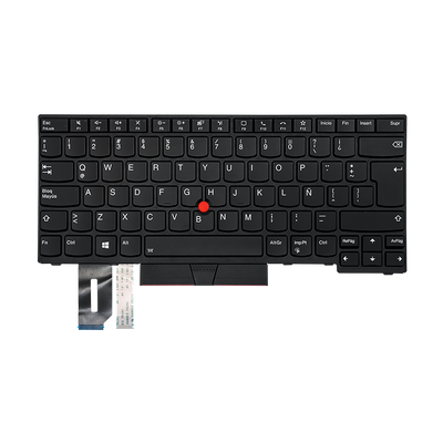 Teclado para portátil Lenovo T14 P14S Gen 1 5N20V44192 con marco con Trackpoint negro Español (ORG)