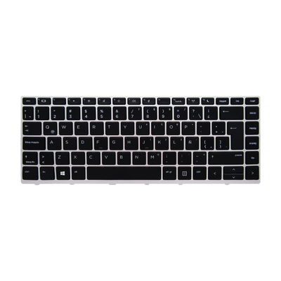 Teclado para portátil HP 430-G5 440-G5 NSK-XJ0SQ con marco Silver Español Org