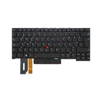 Teclado para portátil Lenovo T14 P14S GEN1 5N20V44192 i5-10 SIN MARCO C/TRACK POINT NEGRO ESPAÑOL (ORG)
