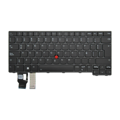 Teclado para portátil LENOVO T14 GEN 4 CON MARCO C/TRACKPOINT NEGRO ESPAÑOL SN21D67682AA ORG