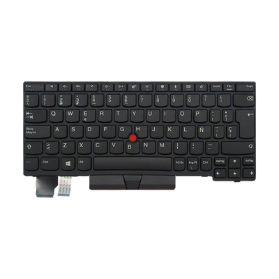 Teclado para portátil Lenovo X280 X390 A285 L13 (No Yoga) 01YP083 Con Marco Con Trackpoint, Color Negro, Idioma Español (ORG)