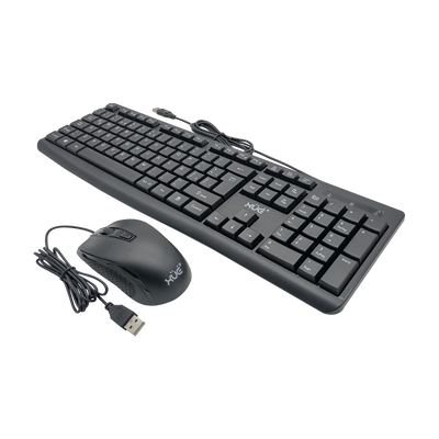 COMBO TECLADO USB 2.0 DESKTOP LA + MOUSE XUE® TM320