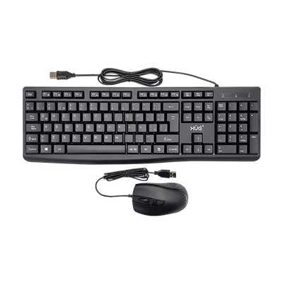 COMBO TECLADO USB 2.0 DESKTOP LA + MOUSE XUE® TM320