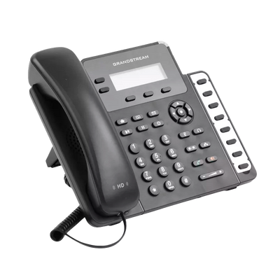 Teléfono IP Grandstream con 2 CUENTAS SIP, 2 ESTADOS DE LLAMADA, PANTALLA RETROLILUMINADA GXP1628 GRANDSTREAM