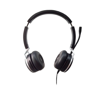 Diadema Dual USB con control de volumen y cancelación de ruido, LUZ DE OCUPADO INTEGRADA INTEGRADA GUV3005 GRANDSTREAM