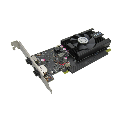 Tarjeta de Video PCIE DDR4 4GB MSI NVIDIA GEFORCE GT1030 DP/HDMI 4GD4 LP OC